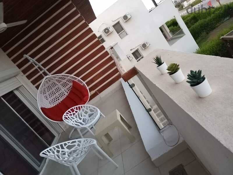 Very prime location chalet furnished with  kitchen and ACs Amwaj 7