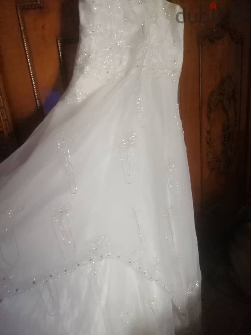 بيع فستان زفاف وسواريه 5