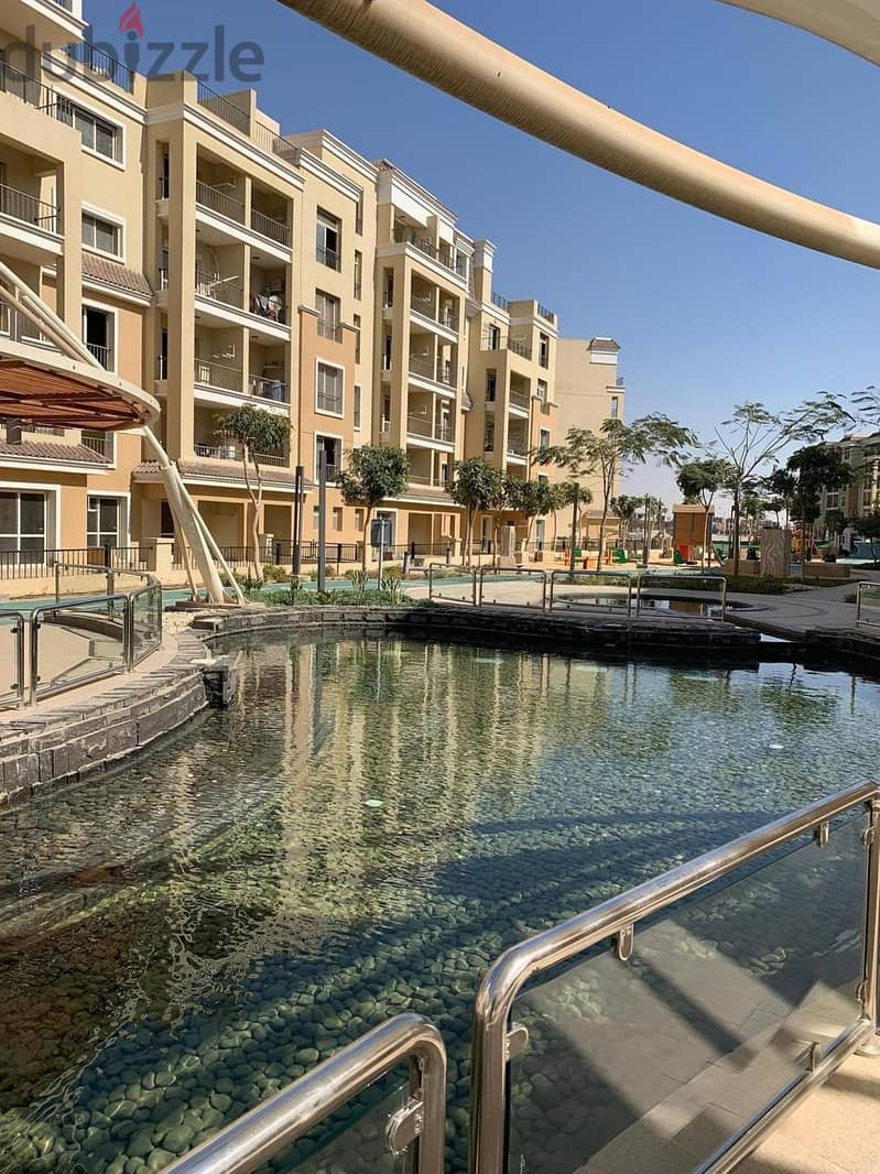 3bedroom apartment with an area of ​​​​130 square meters for sale in Sarai Compound next to Madinaty with a distinctive view on Central Park 2
