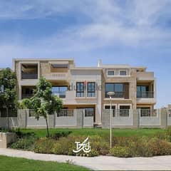 Quattro villa 3 floors for sale at the price of the launch in Taj City Nasr City for Housing and Development New Cairo