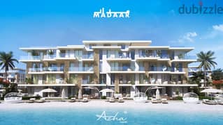 chalet 135m  finished with air conditioners for sale at opening prices in Azha North Coast