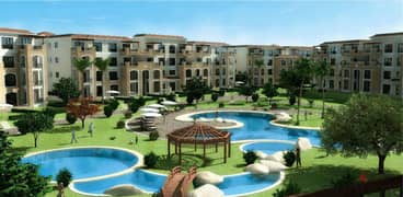 Duplex with garden for sale in Stone Park New Cairo