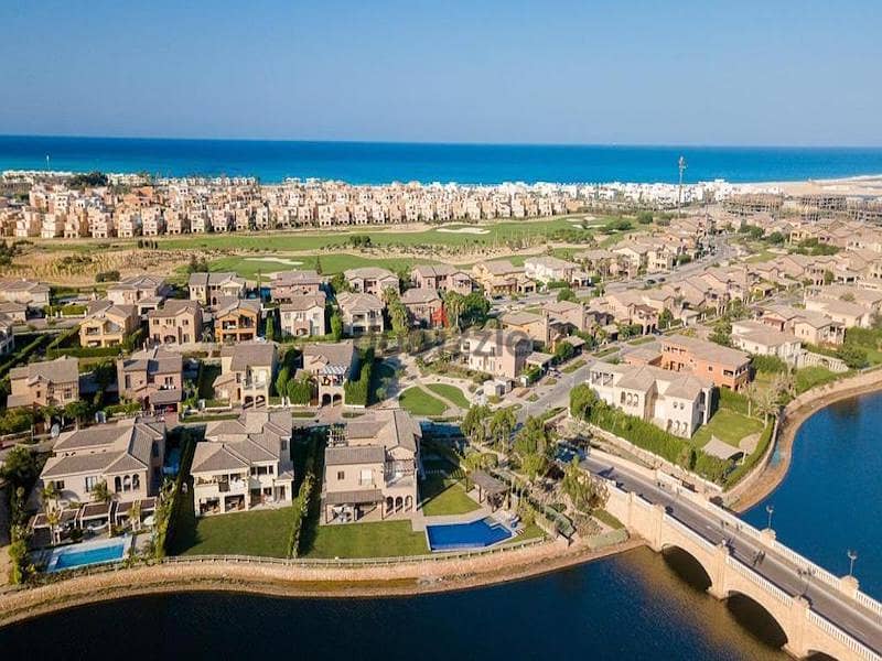 Lagoon View Townhouse Middle 3 Bedrooms In Marassi - North Coast 6