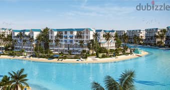 I-Villa for Sale First Row on Lagoon with Least Over and Installments over 8 Years in Aliva Mostakbal City by Mountain View 0
