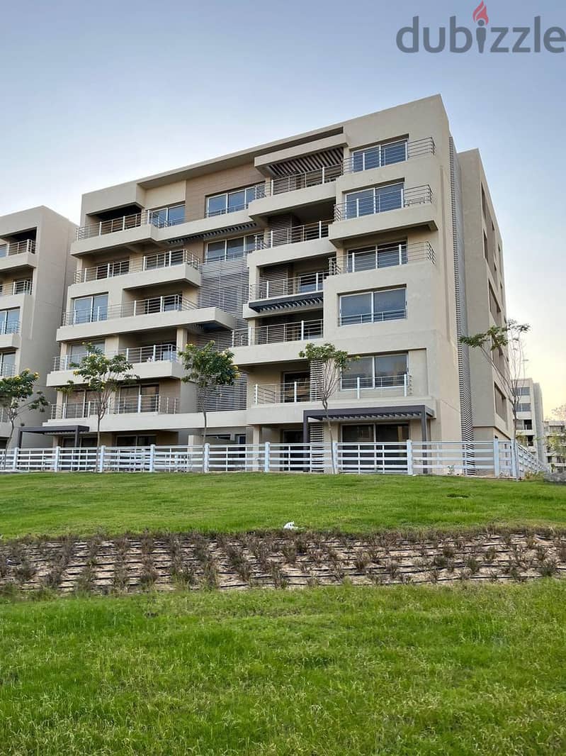 apartment for sale 198m 3 bed room 2 bath room fourth floor in palm hills capital garden resale less than company price 0