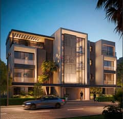 apartment for sale in last location on palm hill PX , 6th of Octobor ground floor BUA144 G56 5%DP installment 7 yrs  4 years delivery Fully finished