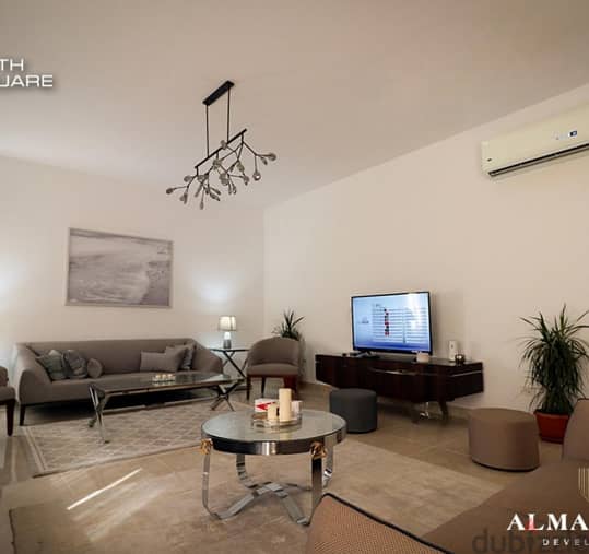 Ready to move Apartment with garden for SALE  FULLY FINISHED  in new cairo golden square 1