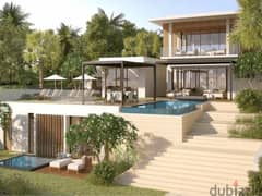 Own with Naguib Sawiris on the North Coast a fully finished townhouse, first row, on the sea 0