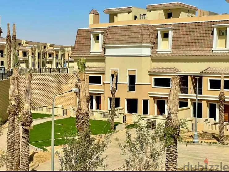 town house corner 160m with garden 147m delivered , sarai 2