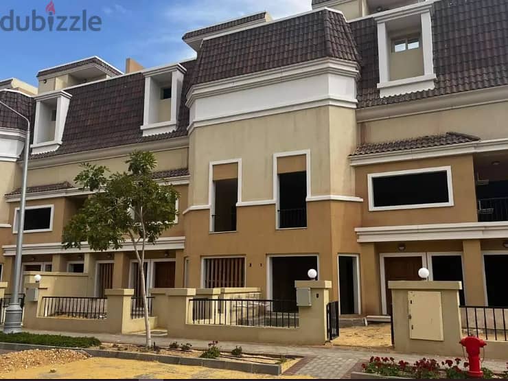 town house corner 160m with garden 147m delivered , sarai 5