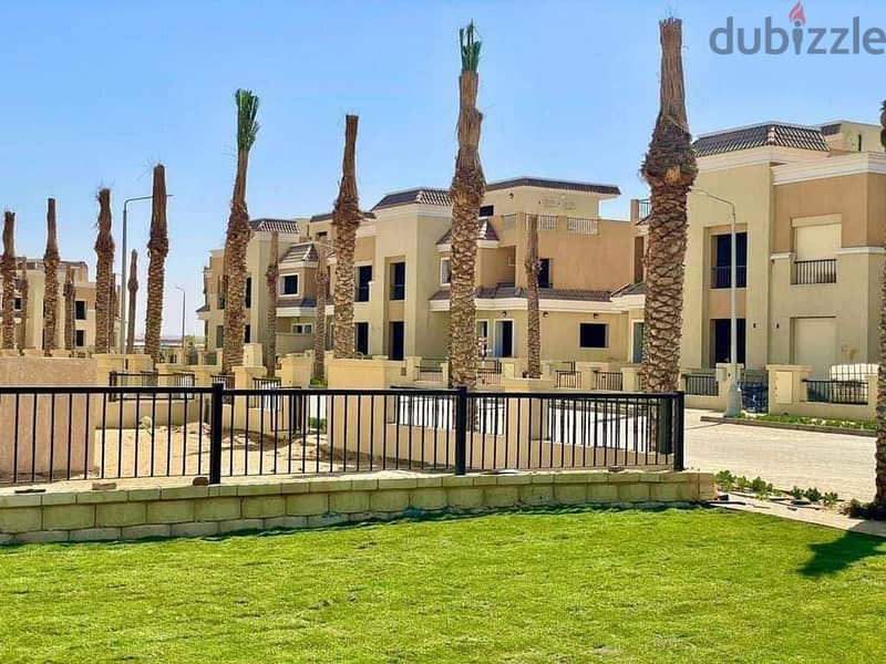 town house corner 160m with garden 147m delivered , sarai 9