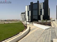 Own a best location for an office 162m  in Hyde Park, New Cairo, with installments open view landscape