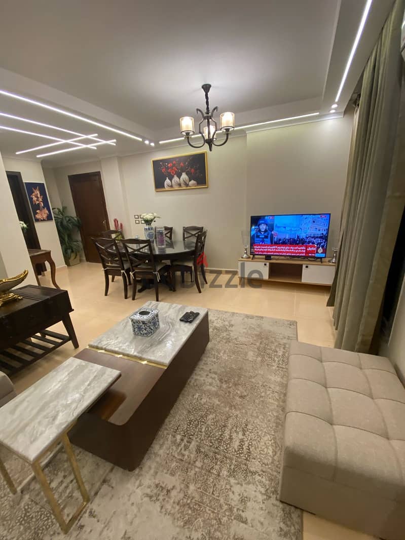 Apartment for sale in Madinaty, 89 meters in B6, ultra super luxury finishes, sale including furniture and appliances 1
