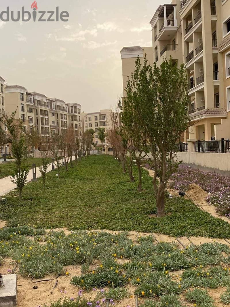 On View Direct, an apartment at the old price in Sarai Compound, area of 147 square meters, with a down payment starting from 10% and installments ove 18