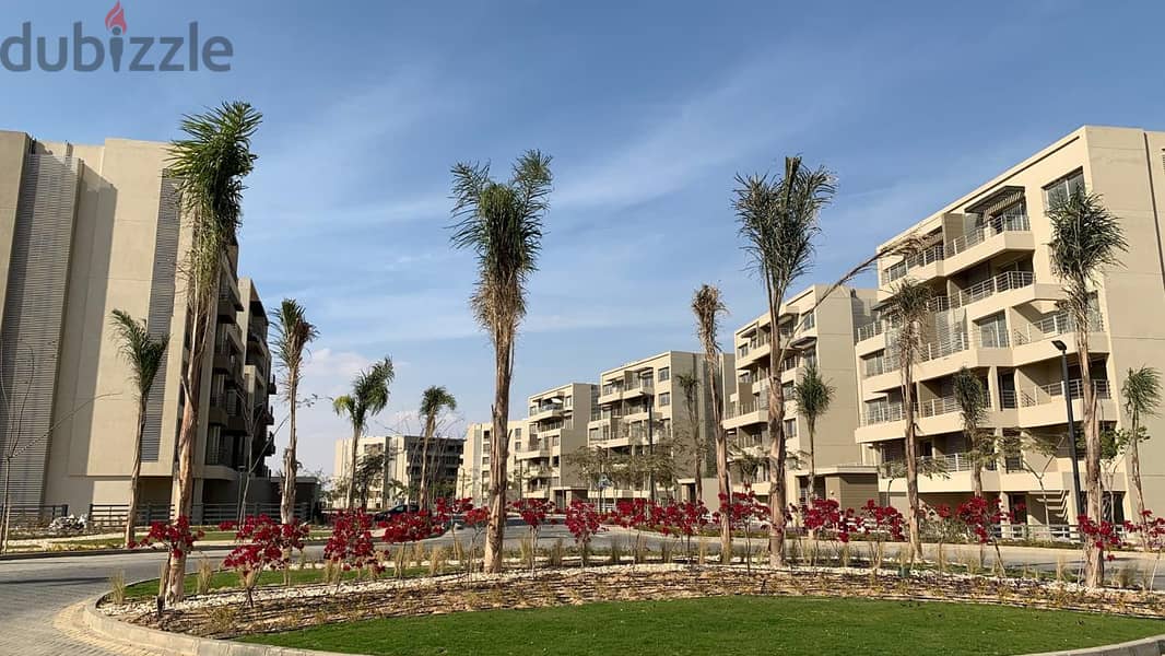 for sale apartment in palm hills capital garden 197m 3bed room directly from owner ready to move very prime location and view less than company price 4