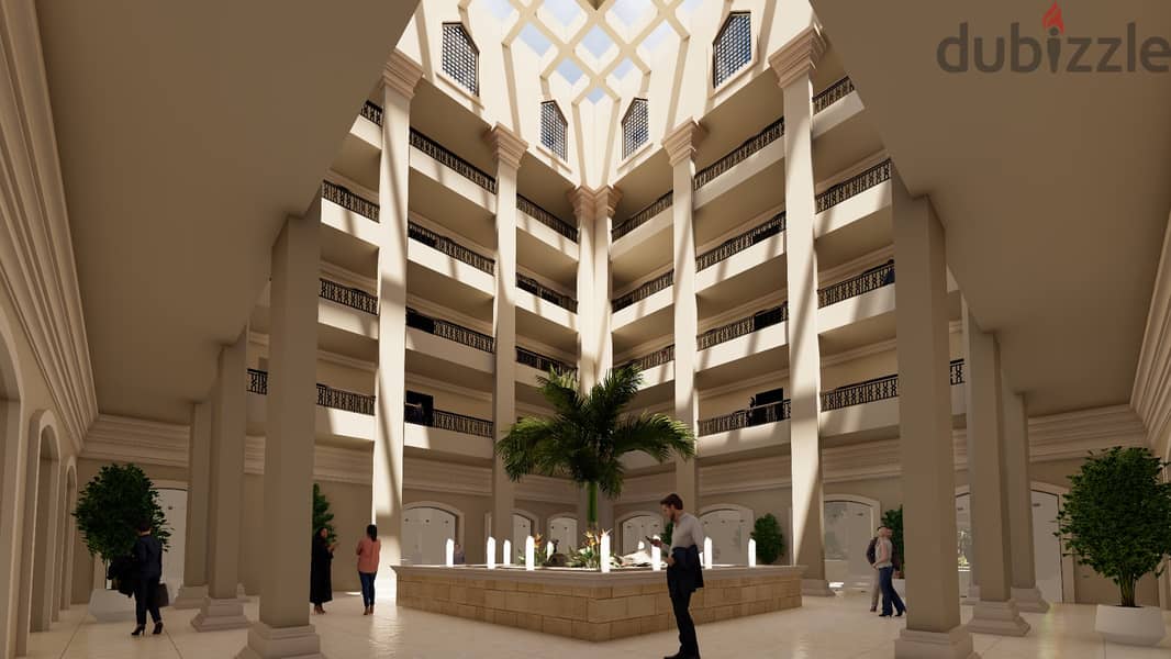 Choose your clinic or invest with us in the most prestigious old Al-Kawthar place in the Andalusian-style Ain Sina Mall 6