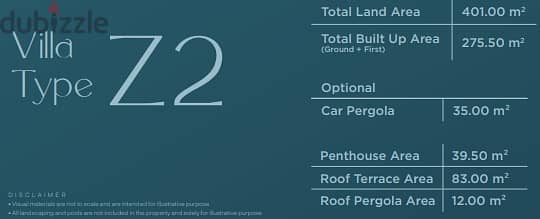 0% DP فيلا طابقين 4 غرف نوم مع بنتهاوس إجمالي مساحة البناء (g+1) 275.50 م² إجمالي مساحة الأرض 401 م² في بادية، أكتوبر الجديدة تقسيط حتى 10 سنوات 2