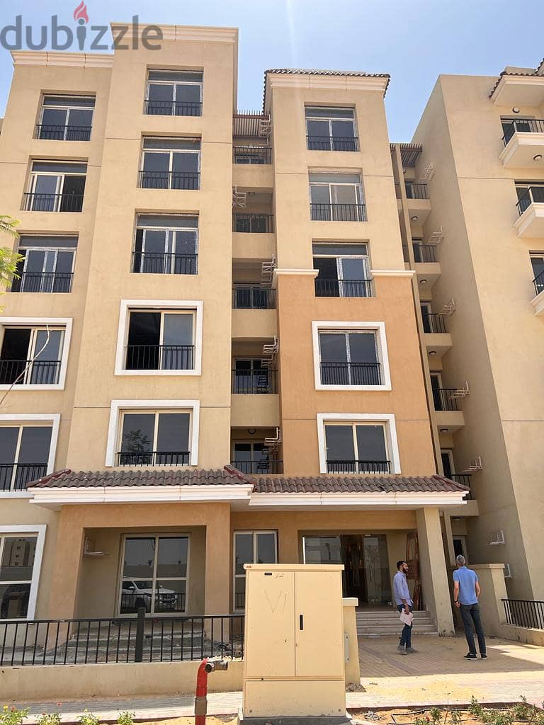Apartment for sale, distinctive division, 103 sqm, ground floor with 65 sqm garden, in Sarai Compound, wall, Madinaty wall, installments over 8 years 22