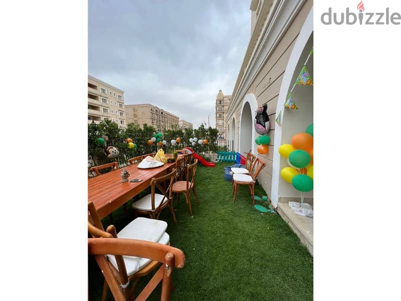 For sale, an apartment with a garden, with an area of ​​​​185 meters, ultra finished, super luxury,  view landscape, Hyde Park Compound, ready to move 2