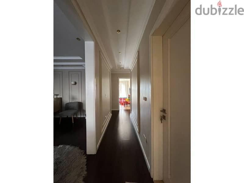 For sale, an apartment with a garden, with an area of ​​​​185 meters, ultra finished, super luxury,  view landscape, Hyde Park Compound, ready to move 10