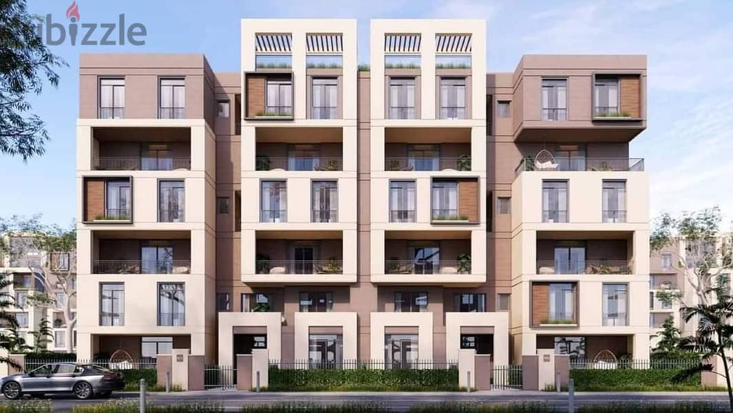 80m studio for sale in Sarai Compound, on the view, in Madinaty Wall, 386,000 down payment and installments over 8 years 11