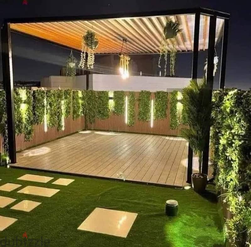Stand Alone villa, area of 235 square meters, with a garden of 70 square meters and a roof of 53 square meters, in Sarai Compound in New Cairo, with a 20