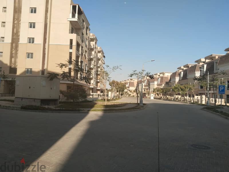 57 sqm studio in Sarai Compound with 28 sqm garden, with a down payment starting from 10%, wall in Madinaty, installments over 8 years 30