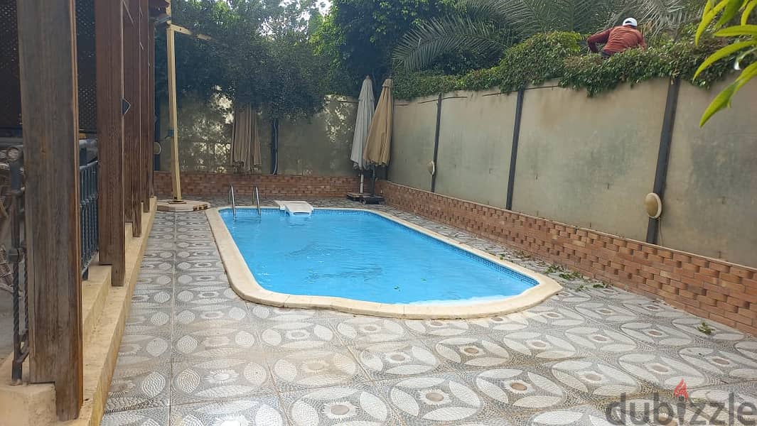 Stand-alone villa, corner model V, for sale in Al-Rehab, 2 special finishes, swimming pool, sale of furniture and appliances 21