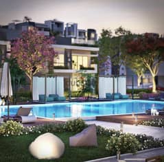 An open sea duplex of 301 meters on the Green River and the central axis, in the strongest developer in the capital and the largest construction, with 0