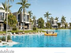 Amazing twin house at Azha north coast (phase Alma) limited offer  First row lagoon 185m 0