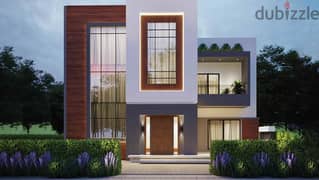 Independent villa with garden for sale in installments over 6 years with only 10% down payment in Solimar Green Compound 0