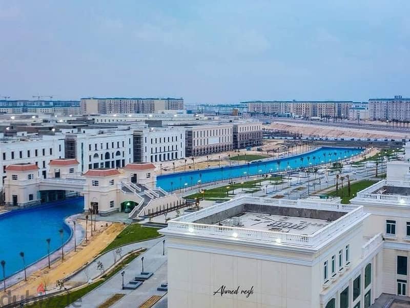 For sale, 228 sqm apartment, nautical, immediate delivery, fully finished, in Alamein, with a view on the Lagoon in New Alamein 1
