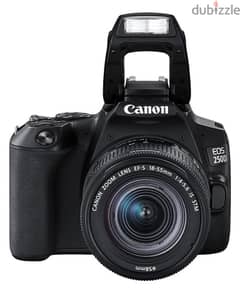 لقطة كاميرا كانون احترافية 250D + ٢ سوفت بوكس كسر زيرو - متاح الشحن 0