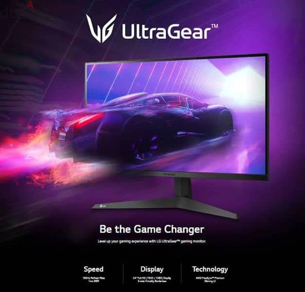 LG ultra gear 27 inch gaming شاشه جديده متبرشمه 4