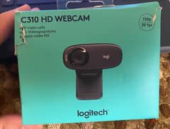 Webcam Logitech c310 HD with noise-reducing mic  كاميرا ويب