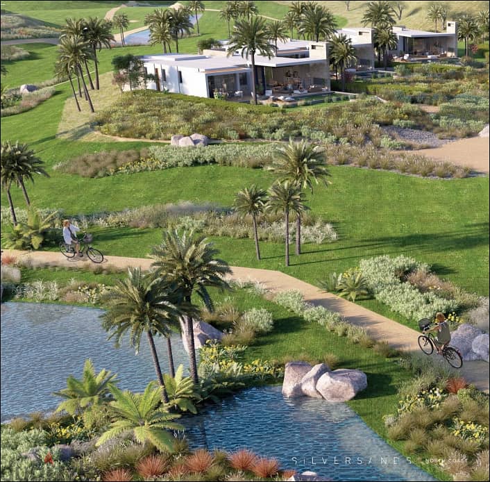 ؤFully finished villa with air conditioning in a panoramic view on the North Coast in Silver Sands by ora for Naguib Sawiris 1
