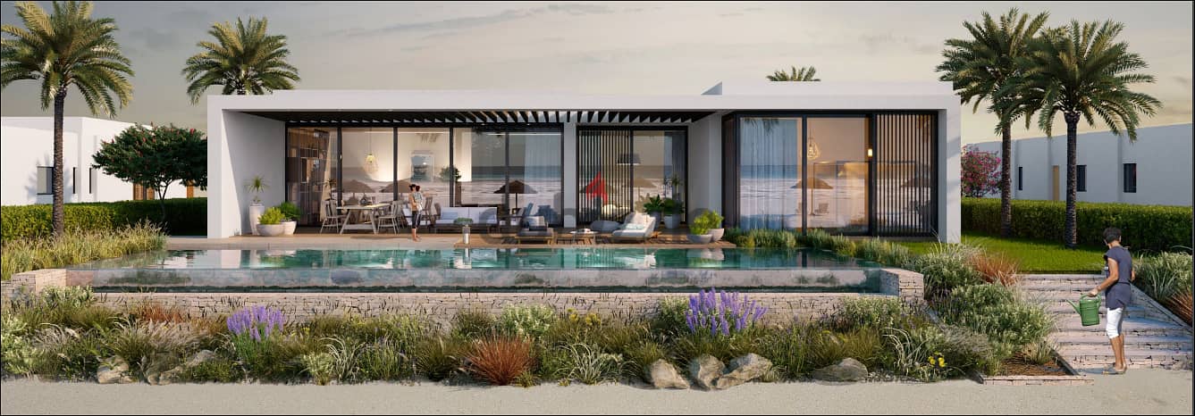 ؤFully finished villa with air conditioning in a panoramic view on the North Coast in Silver Sands by ora for Naguib Sawiris 2