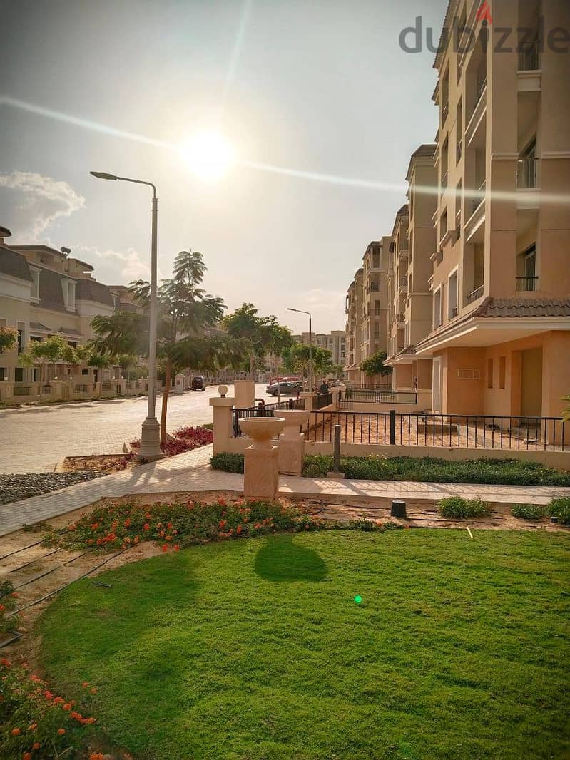 Studio with garden for sale with a down payment of 475,000 EGP and the remaining amount in installments over 8 years. 7