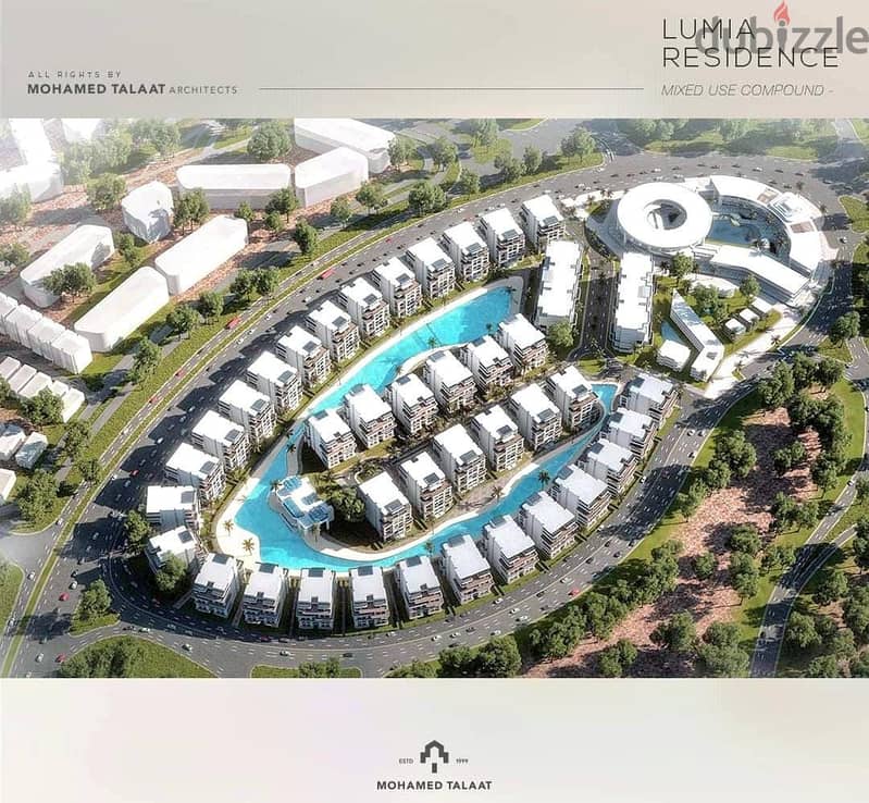 شقة بنتهاوس ريسيل في كمبوند لوميا Lumia فيو الفندق قسط كوراتر 108 ألف 3