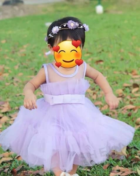 baby soirée dress from 12-18 months فستان اطفال سوارية من ١٢-١٨ شهر 1