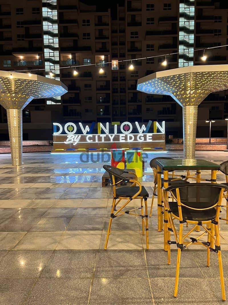 Resale  retail for sale in downtown El Alamein,,  ready to move , at less than the price of the developer, City Edge 8