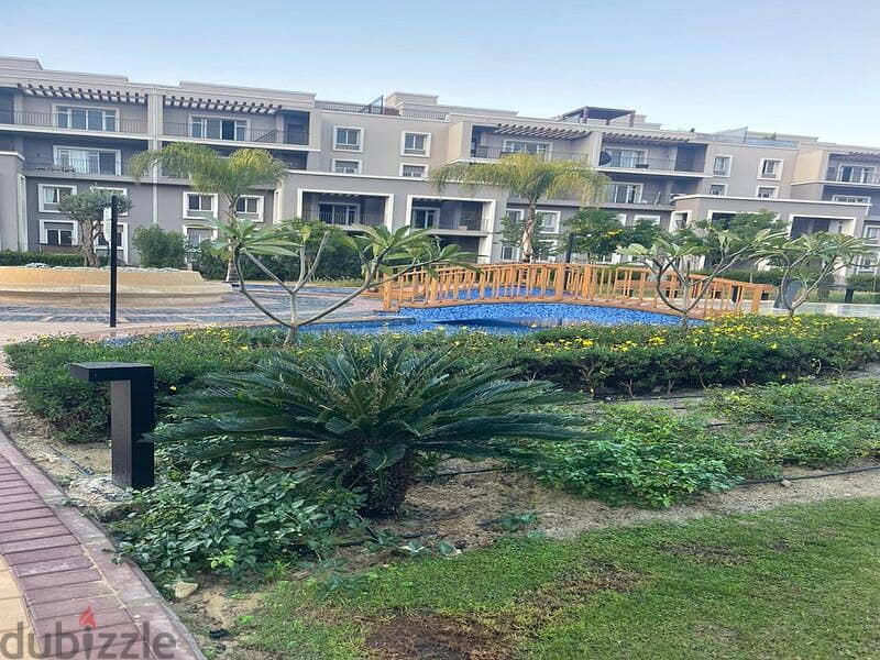 Prime location For sale Apartment garden in October plaza  bua : 179 m + 85 m garden 5