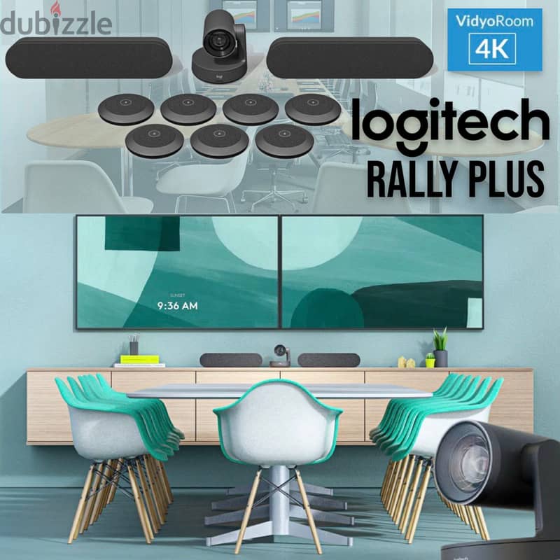 لوجيتك رالي بلس كاميرات فيديو للمؤتمرات Logitech Rally Plus 4