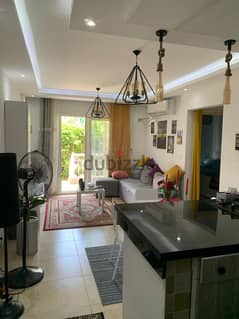 Furnished apartment for rent 70m ground floor in madinaty B12