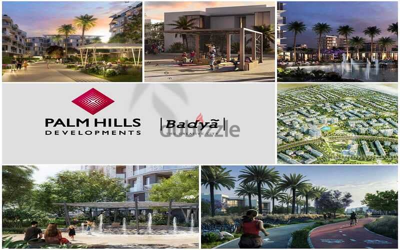 للبيع شقة 175م متر فيو لاند سكيب ريسيل بادية بالم هيلز Resale Badya Palm Hills 4