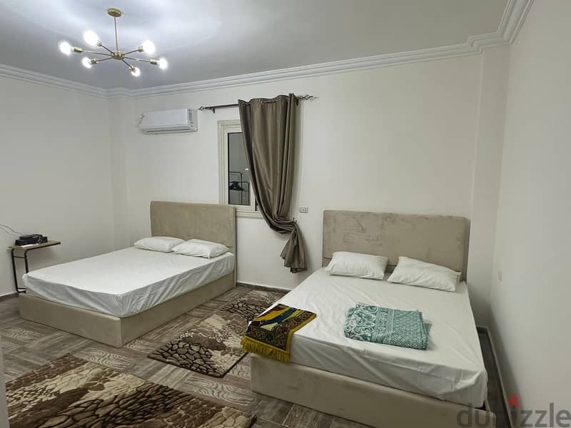 شقة للايجار مفروش فندقي بمنطقة فيلات جنوب الاكاديميه 3