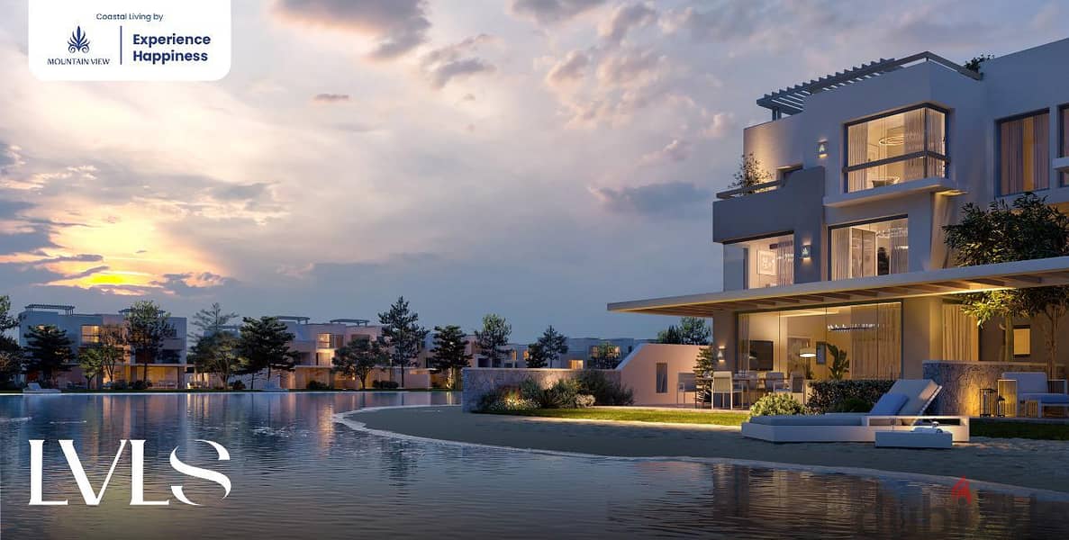 Villa Townhouse for Sale Resale Mountain View Ras Elhekma LVLS instalments over 2030 Direct view on Lagoon 6