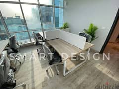 خليه عمل  ورك استيشن خشب mdf اسبانيdesk / station desk/ work station