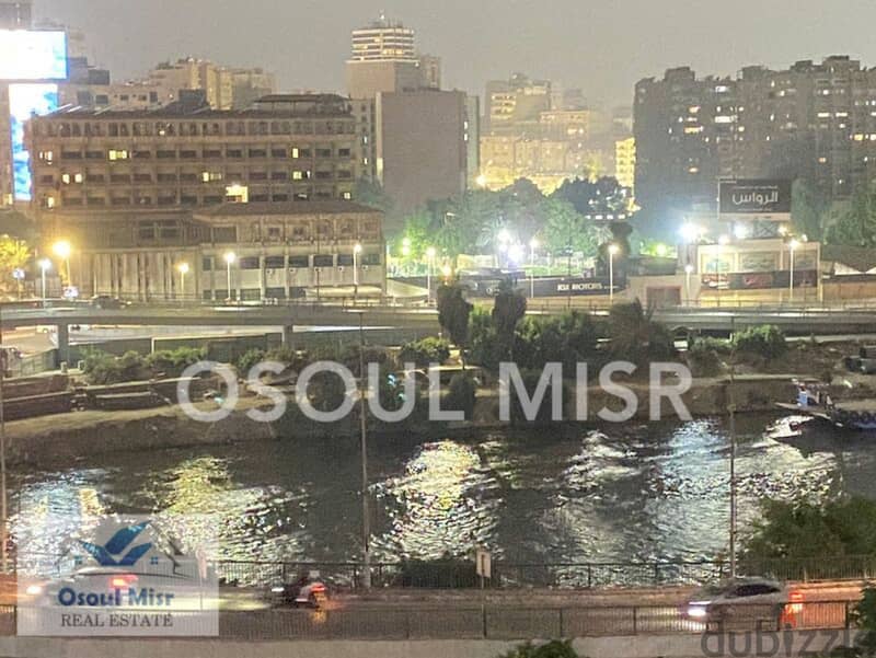 Apartment for rent in Zamalek overlooking the Nile, modern finishing 4