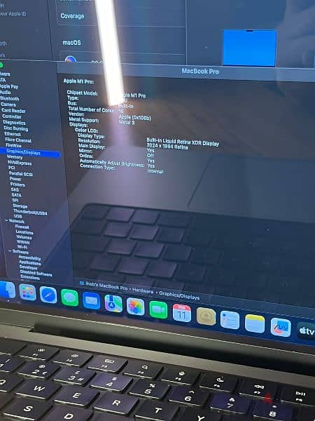 MacBook Pro (14.2- inch, Apple M1 Pro chip , 16RAM, 1TB ssd 1